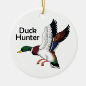 Duck Hunter Keramik Ornament (Vorne)