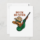 DUCK HUNTER POSTKARTE (Vorne/Hinten)