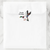Duck Hunter Quadratischer Aufkleber (Tasche)