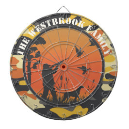 Duck Hunter und Camouflage Dartscheibe