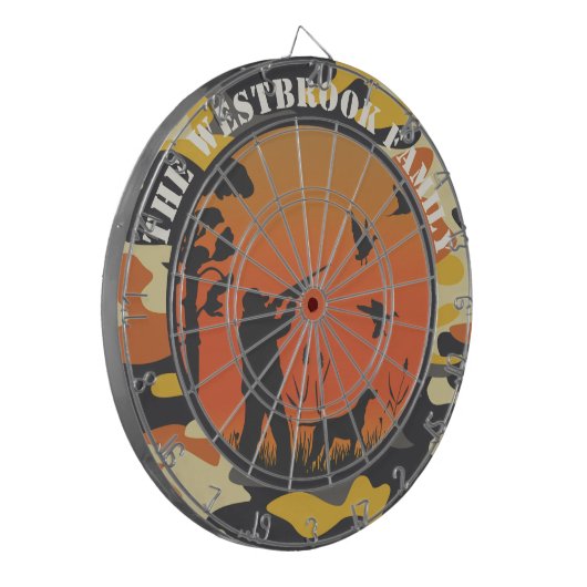 Duck Hunter und Camouflage Dartscheibe (Vorderseite Links)