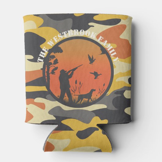 Duck Hunter und Camouflage Dosenkühler (Rückseite)