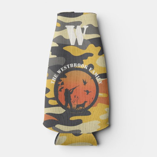 Duck Hunter und Camouflage Flaschenkühler (Vorderseite)