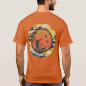 Duck Hunter und Camouflage Round Design T - Shirt (Rückseite)