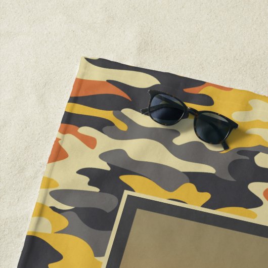 Duck Hunter und Camouflage Strandtuch (Beispiel)