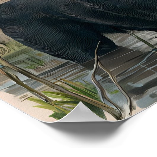 Duck Hunters Best Friend, Black Lab Print Poster (Ecke)