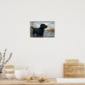Duck Hunters Best Friend, Black Lab Print Poster (Küche)