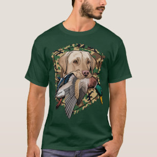 Duck Hunter's Best Friend - Camouflage Labrador T-Shirt