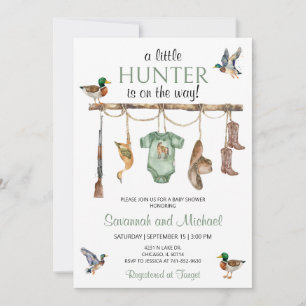 Duck Hunting Baby Show Einladung
