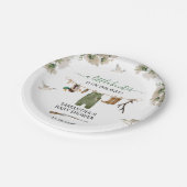 Duck Hunting Baby Show Pappteller (Schrägansicht)