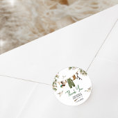 Duck Hunting Baby Show Runder Aufkleber