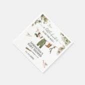 Duck Hunting Baby Show Serviette (Ecke)