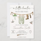 Duck Hunting Baby Shower Einladung (Vorderseite)