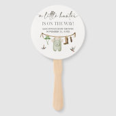 Duck Hunting Baby Shower Fächer (Vorderseite)