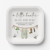 Duck Hunting Baby Shower Pappteller (Vorderseite)