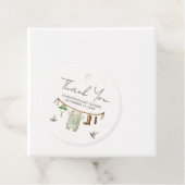 Duck Hunting Baby Shower Round Geschenkanhänger (Beispiel)