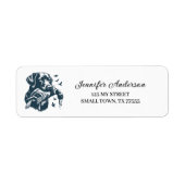 Duck Hunting Dog Address Label (Vorne)