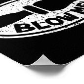 Duck Hunting Fun Blow Me Duck Call Hunter Poster (Ecke)