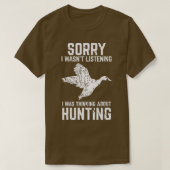Duck Hunting Funny Gift for Duck Goose Hunters T-Shirt (Design vorne)