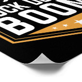 Duck Hunting's Fun Duck Duck Boom Graphic Gear Poster (Ecke)