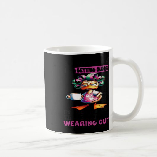 Duck Ich fühle mich nicht, als würde ich älter wer Kaffeetasse (Rechts)