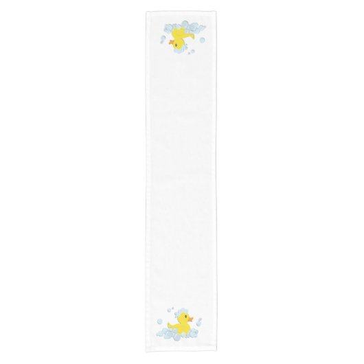 Duck in Blasen Kurzer Tischläufer (Vorderseite)