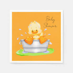 Duck in einer Tube Babydusche Serviette