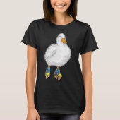 Duck Inline Skaten Roller Skate T-Shirt (Vorderseite)