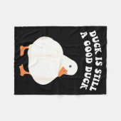 Duck, Is Still, A Good Duck Fleecedecke (Vorderseite (Horizontal))