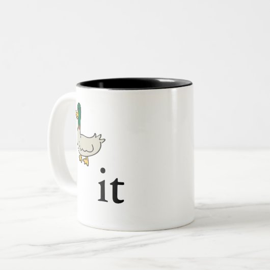 Duck It Tasse (Vorderseite Links)