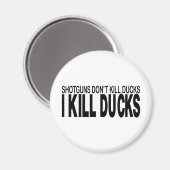 DUCK JUNTING MAGNET (Vorderseite/Rückseite)