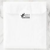 DUCK JUNTING RUNDER AUFKLEBER (Tasche)