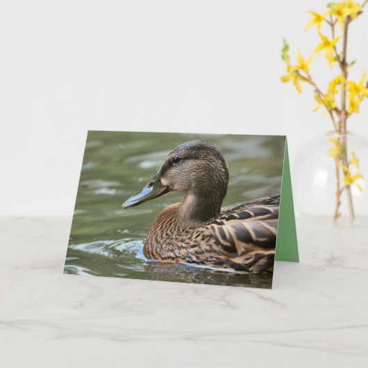 Duck Karte (Gelbe Blume)
