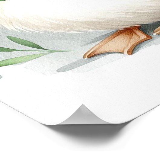 Duck Kinderzimmer Wall Art Poster (Ecke)