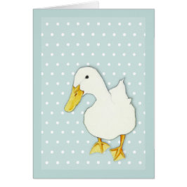 Duck Kiss dots Card