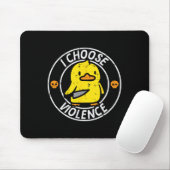 Duck Knife I Choose Funny Sarcasm Joke Spaß Gag Mousepad (Mit Mouse)
