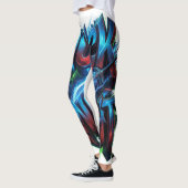 Duck Knight 3D Cyber Graffiti Logo  Leggings (Links)