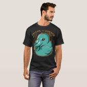 Duck kraken gibt den quacken lustigen Gummiboxer f T-Shirt (Vorne ganz)