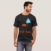 Duck labrador Print Hunde T-Shirt (Vorne ganz)