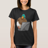 Duck Laptop T-Shirt (Vorderseite)