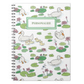 Duck & Lily Pads SpiralNotebook Notizblock (Vorderseite)