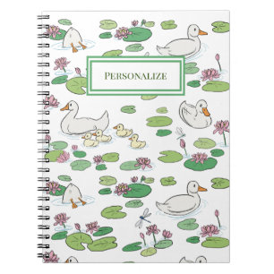Duck & Lily Pads SpiralNotebook Notizblock
