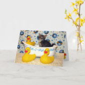 Duck Louie! Karte (Gelbe Blume)