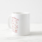 Duck Love 67 Goose Valentine Lover Funny Valentine Kaffeetasse (Vorderseite Links)