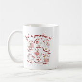 Duck Love 67 Goose Valentine Lover Funny Valentine Kaffeetasse (Links)