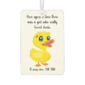 Duck Lover Autolufterfrischer (Rückseite)