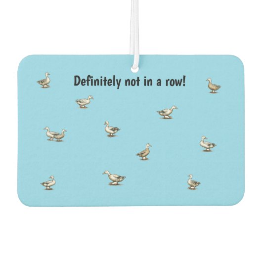 Duck Lover Autolufterfrischer (Vorderseite)