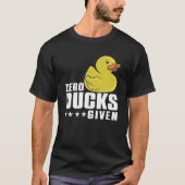 Duck Lover Funny Duck Zero Ducks gegeben Kinder T-Shirt (Vorderseite)