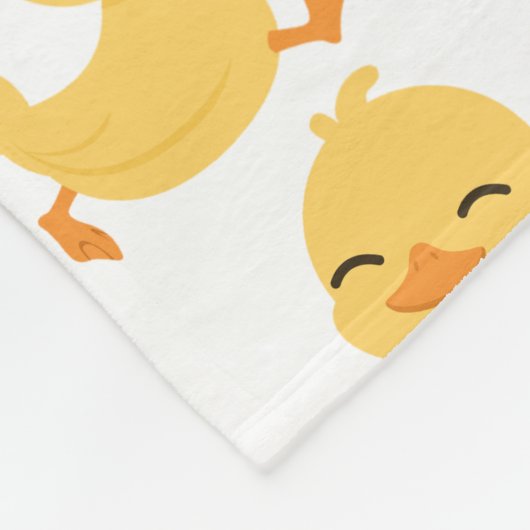 Duck Lovers Fleece Blanket (Ecke)