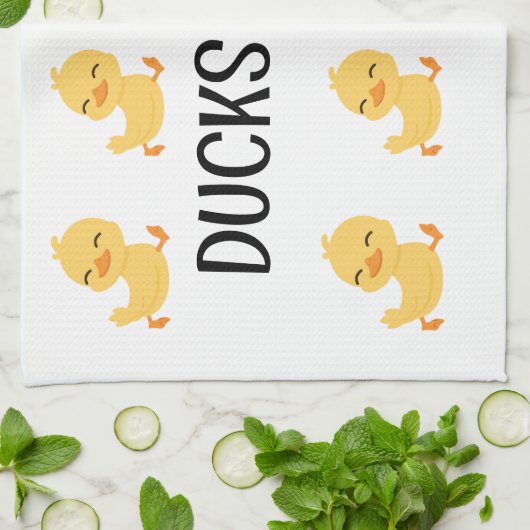 Duck Lovers Küche Handtuch (Gefaltet)